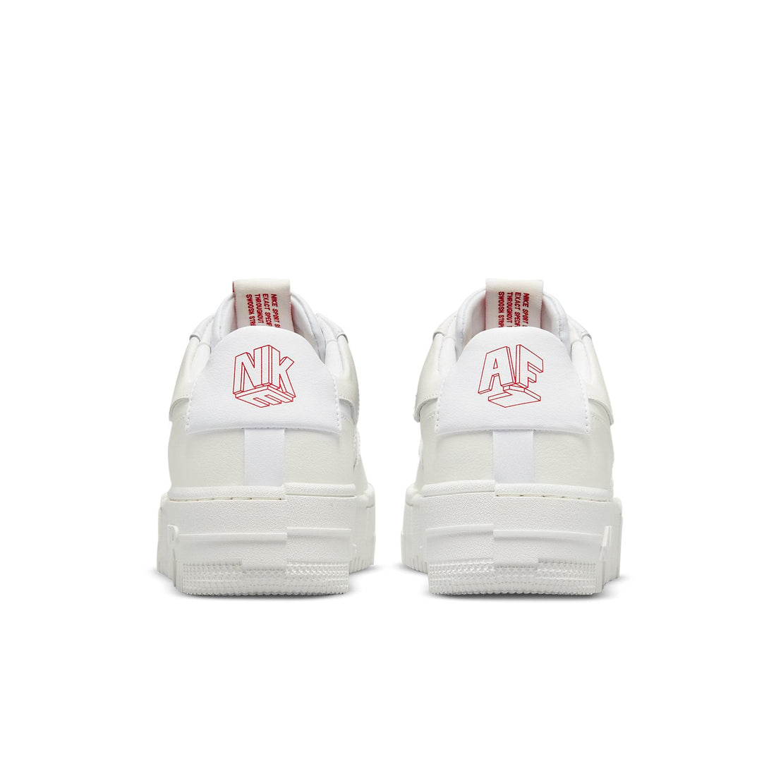 (WMNS) Nike Air Force 1 Pixel 'Summit White Red Tag' CK6649-105