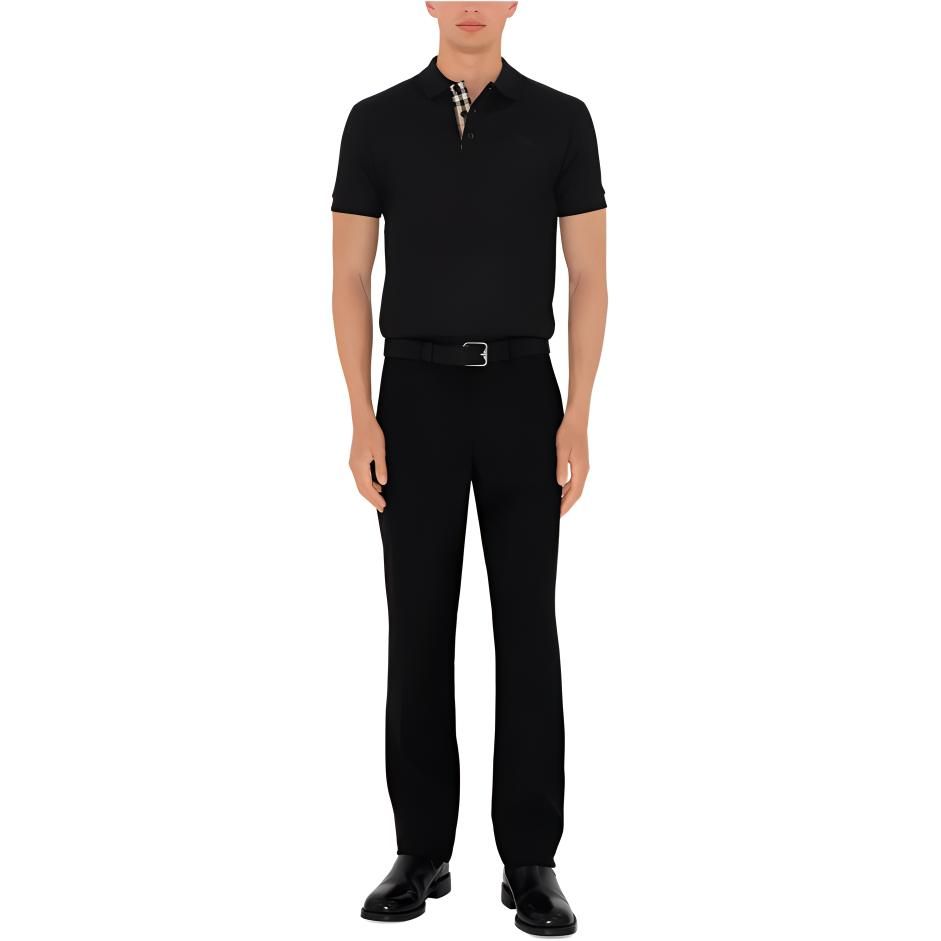 Burberry 26 Cotton Polo Shirt 'Black' 80964251