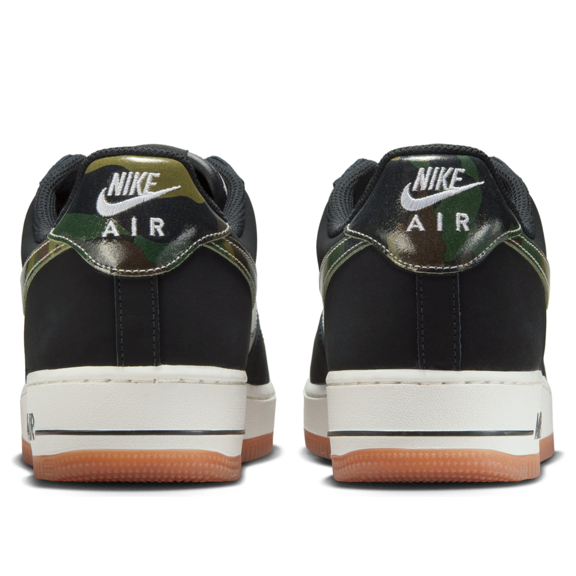 Nike Air Force 1 Low 'Black Patent Camo Swoosh' HQ1967-100