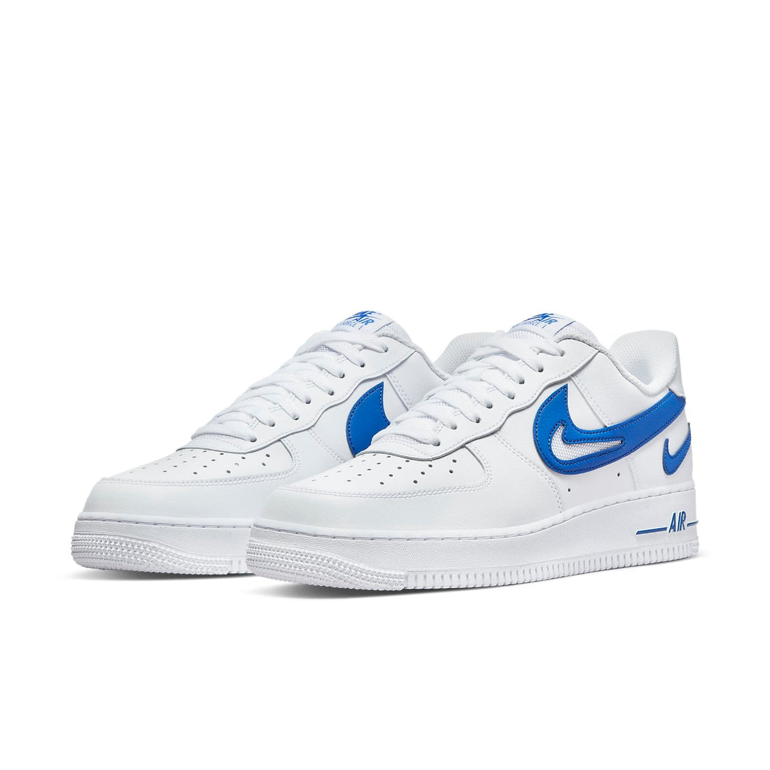 Nike Air Force 1 '07 'Cut Out Swoosh - Game Royal' DR0143-100