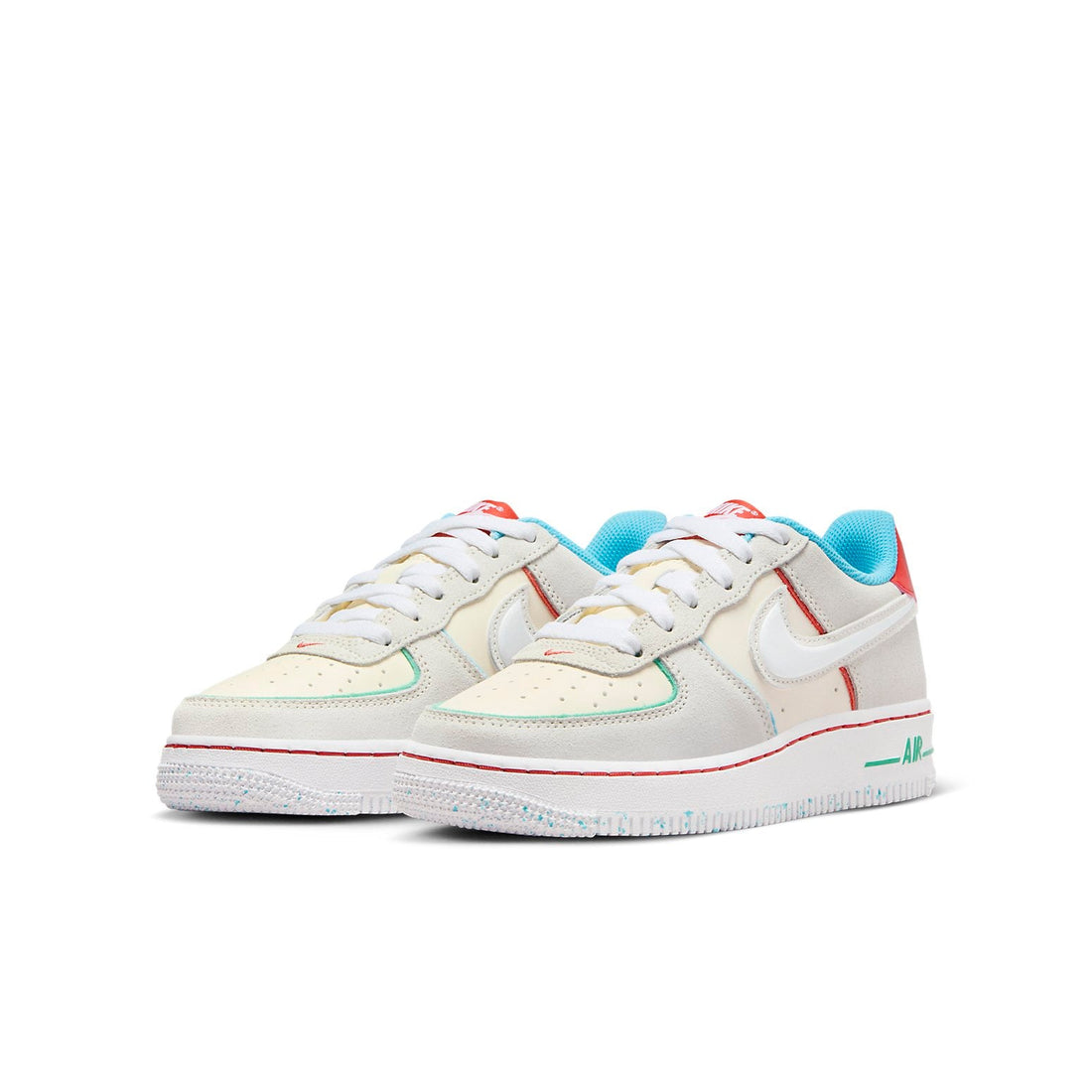 (GS) Nike Air Force 1 Low 'Swoosh Cookie Cutter' FQ8350-110