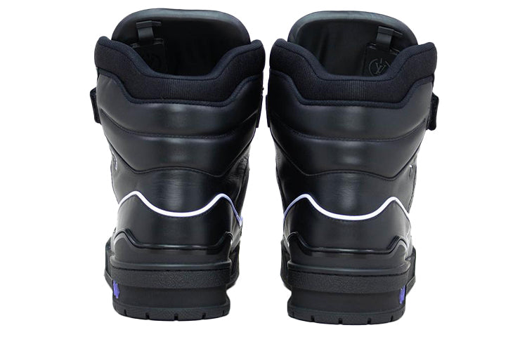 LOUIS VUITTON X408 Led Limited Ankle Sneakers 'Black' 1A5V3X