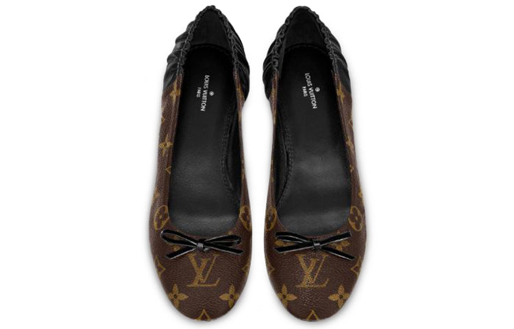 (WMNS) LOUIS VUITTON Joy Ballerina Shoes 'Brown Monogram' 1A87XU