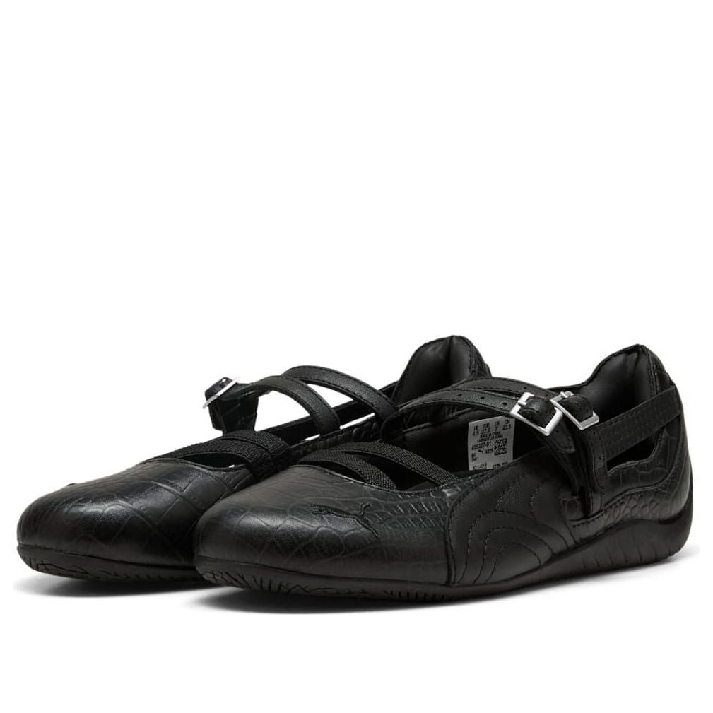 (WMNS) PUMA Speedcat Ballet 'Croc Print Black' 405327-01