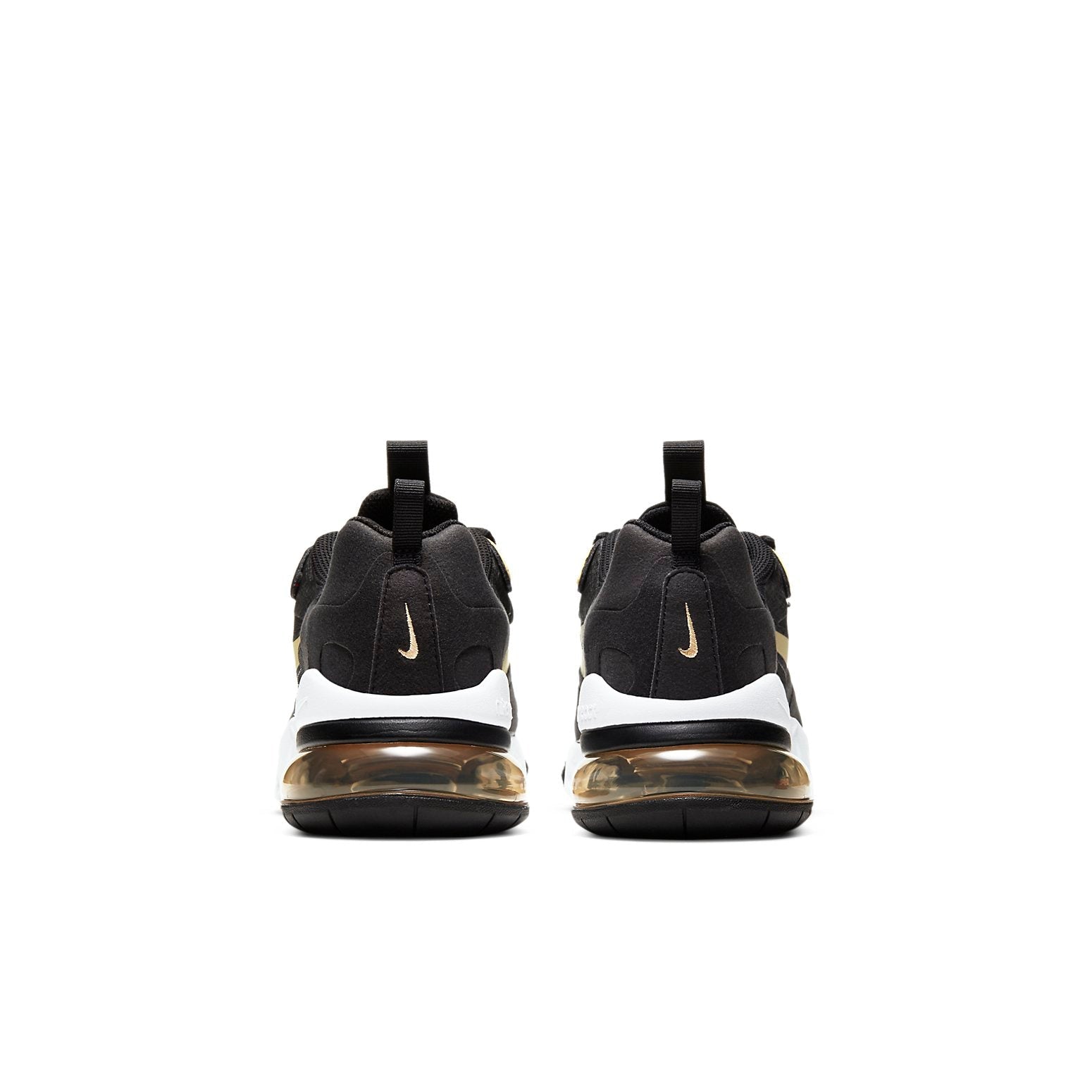 (GS) Nike Air Max 270 React 'Black Metallic Gold Star' BQ0103-018