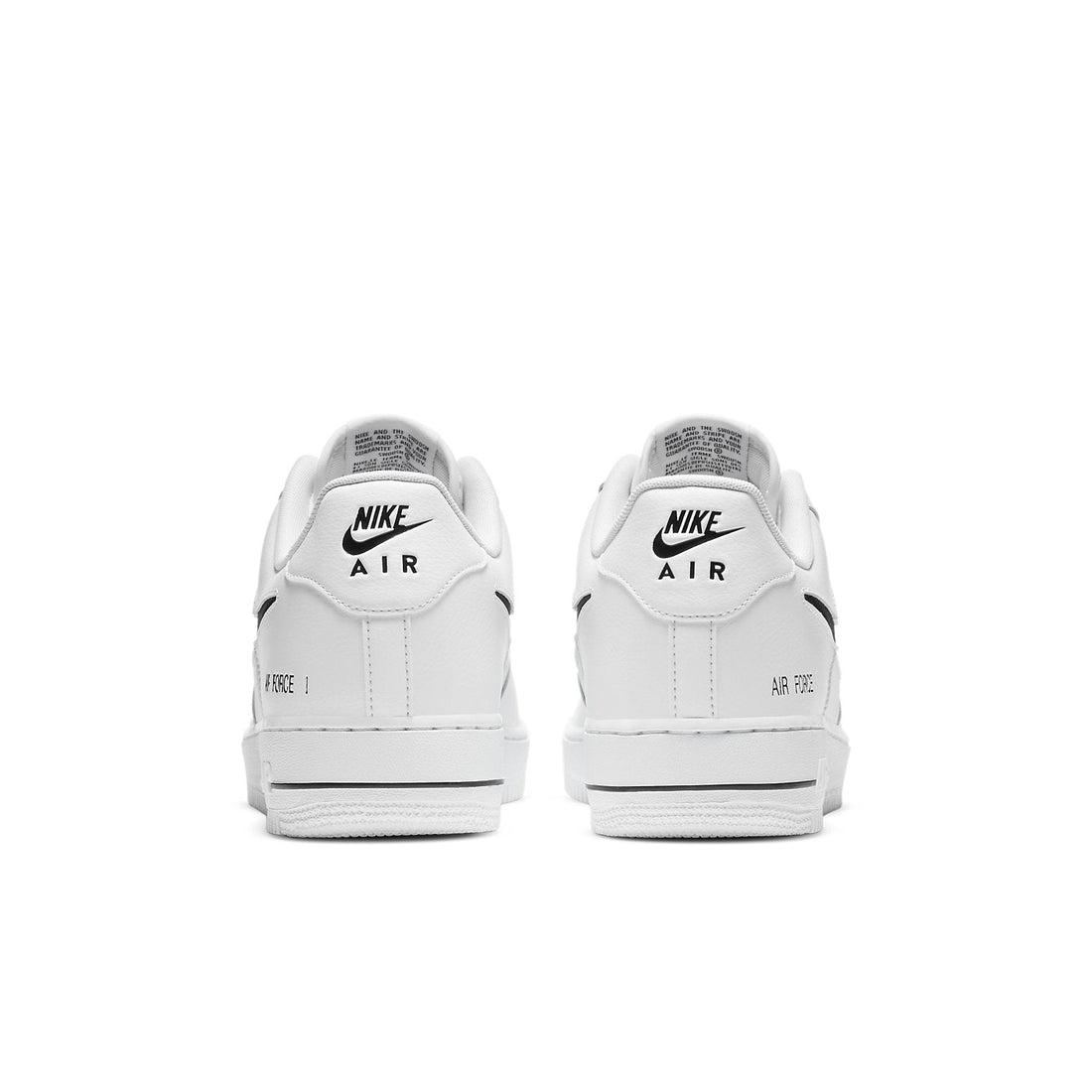 Nike Air Force 1 '07 LV8 'Cut Out Swoosh - White Black' CZ7377-100