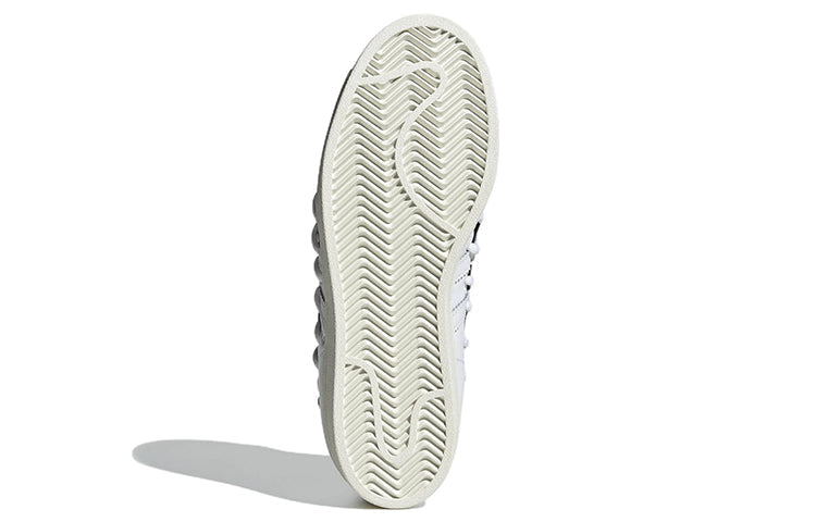 (WMNS) adidas Superstar 'Stitched - Black White' GX3419