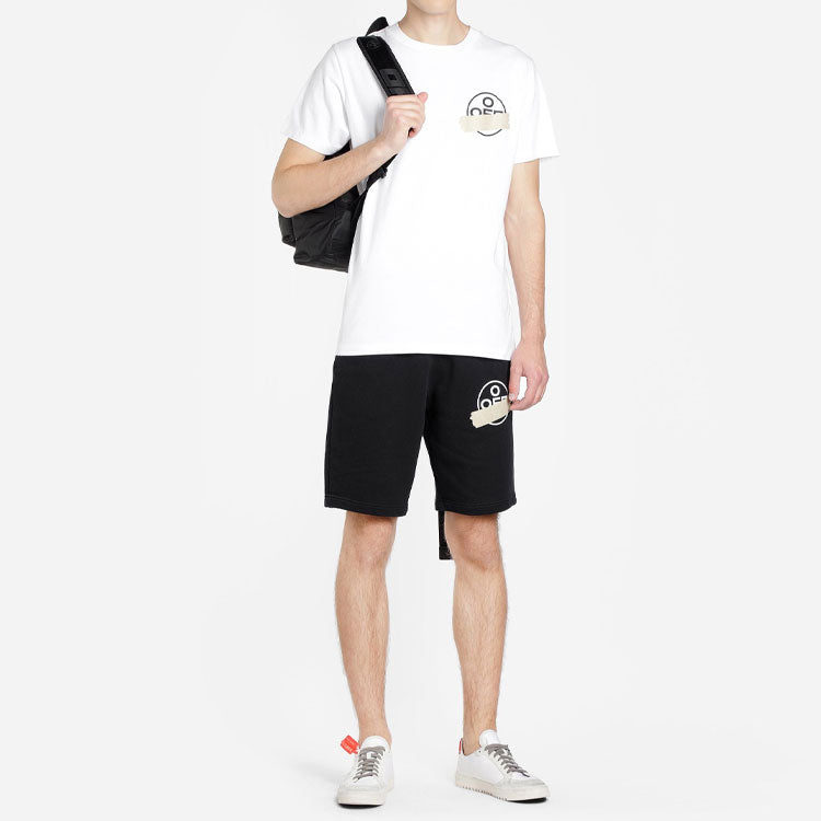 Off-White C/O Virgil Abloh Tape Arrows Slim T-Shirt 'White' OMAA027R201850020148