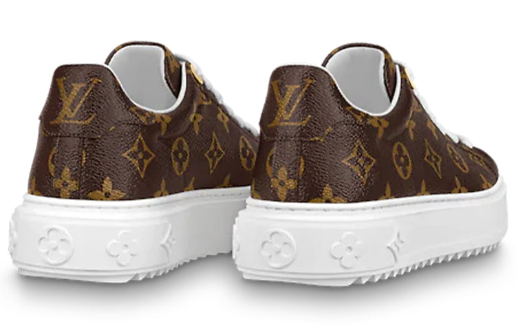 (WMNS) LOUIS VUITTON Time Out Sneakers 'Brown Monogram' 1A8FJP