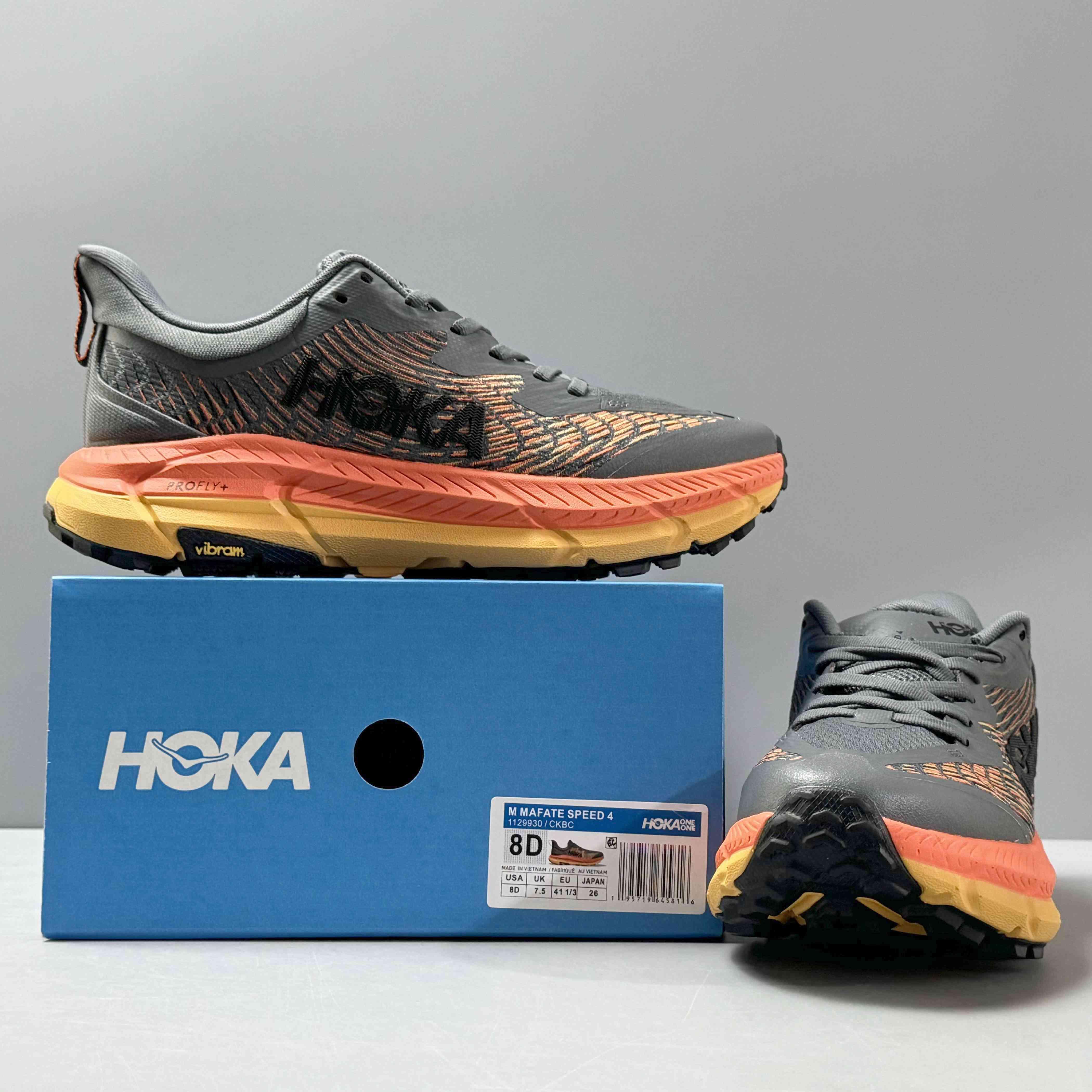HOKA ONE ONE Mafate Speed 4 'Castlerock Flame'