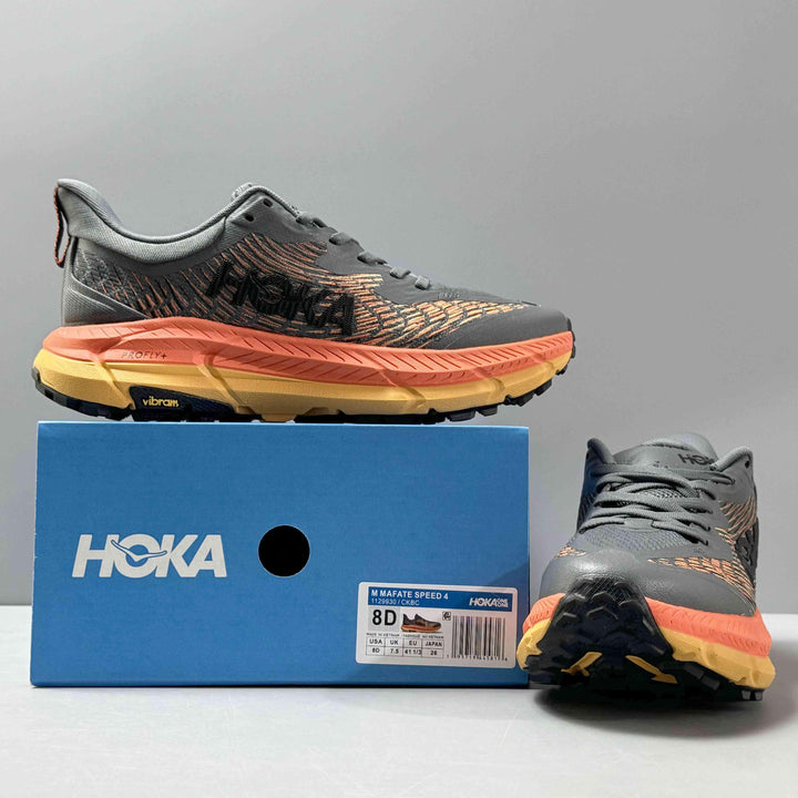 HOKA ONE ONE Mafate Speed 4 'Castlerock Flame'