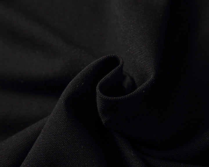 Gucci Black Collar T-Shirt – Luxury Cotton Comfort (Black)
