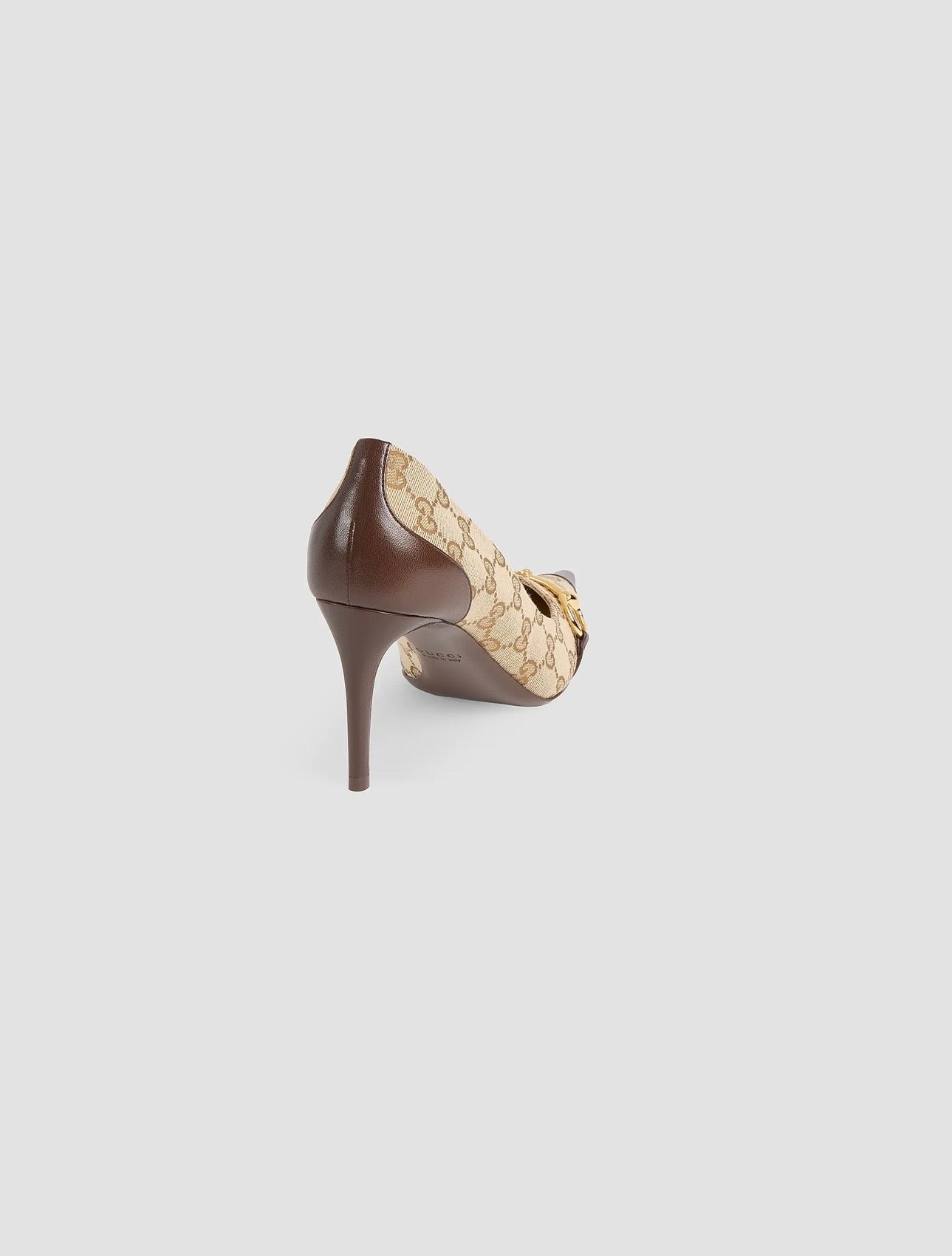 Gucci  Donna 80MM GG Canvas Pumps