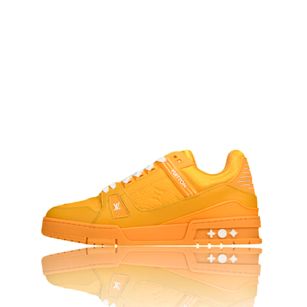 LOUIS VUITTОП TRAINER LOW 'MONOGRAM YELLOW EMBOSSED'