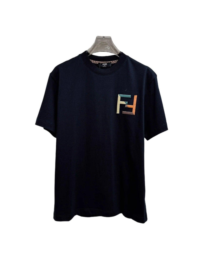 Fendi T-Shirt without Collar 'Black'