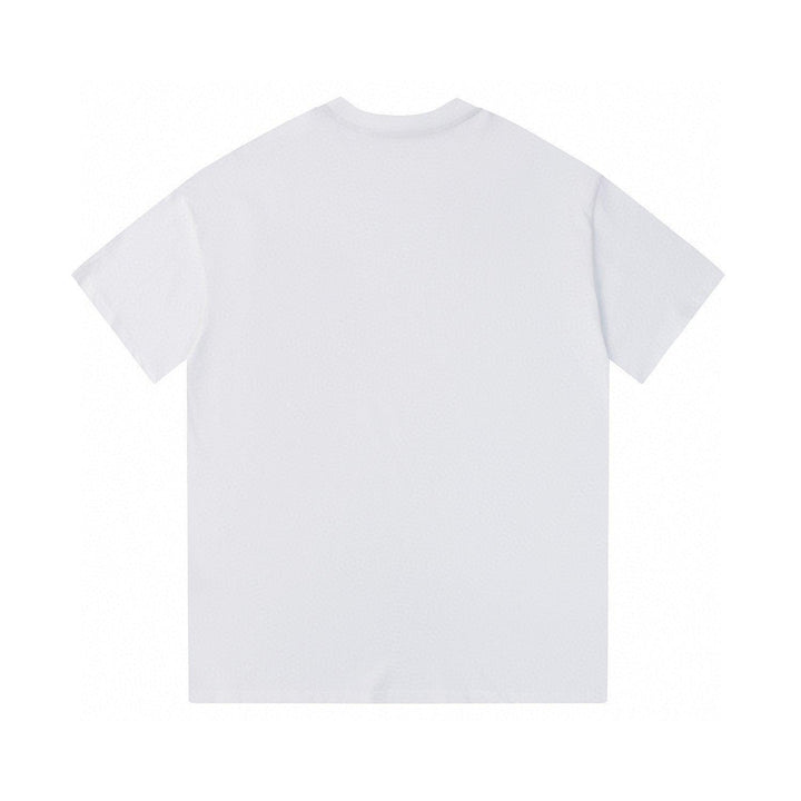 Burberry White Cotton T-Shirt | Classic Crew Neck – Effortless Style