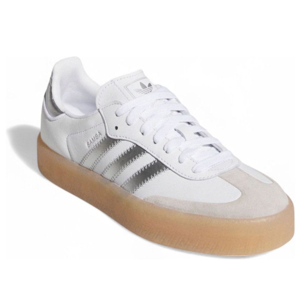 (WMNS) adidas Sambae 'White Silver Gum' JQ8412