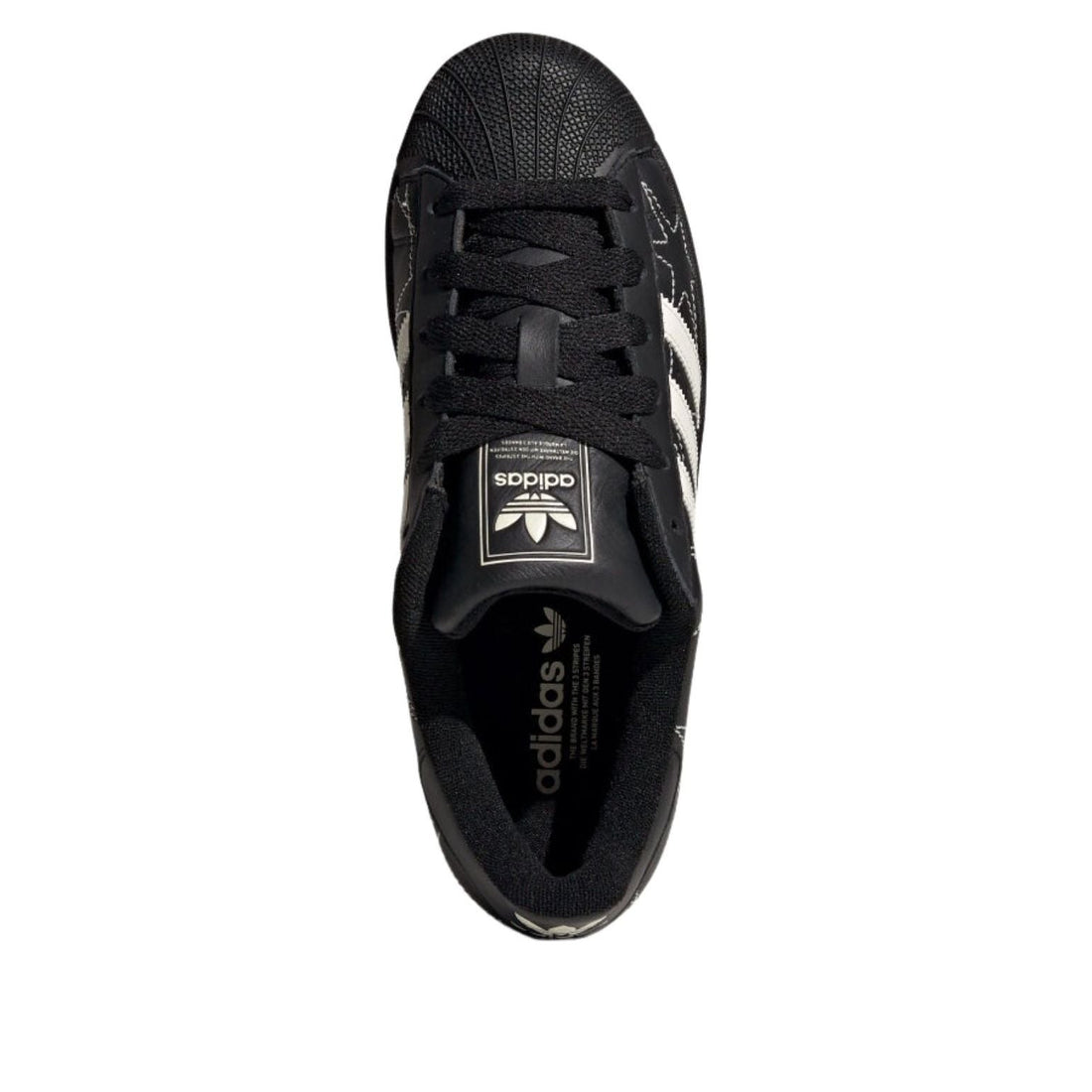 (WMNS) adidas Superstar 'Black Cream' IH4124