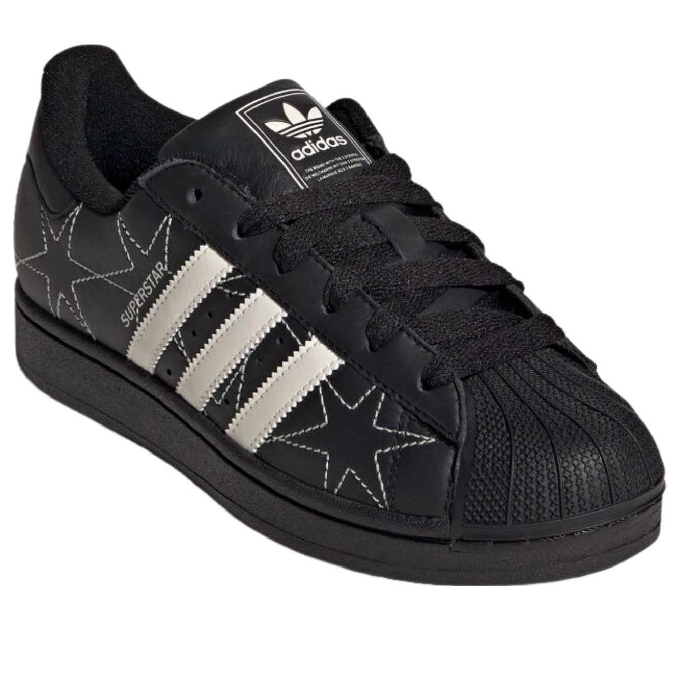 (WMNS) adidas Superstar 'Black Cream' IH4124