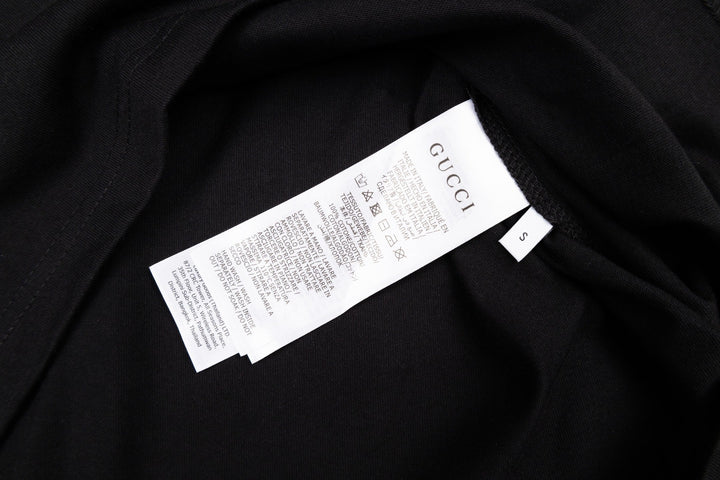 Gucci GG T-Shirt Without Collar 'Black' – Luxury Cotton Tee