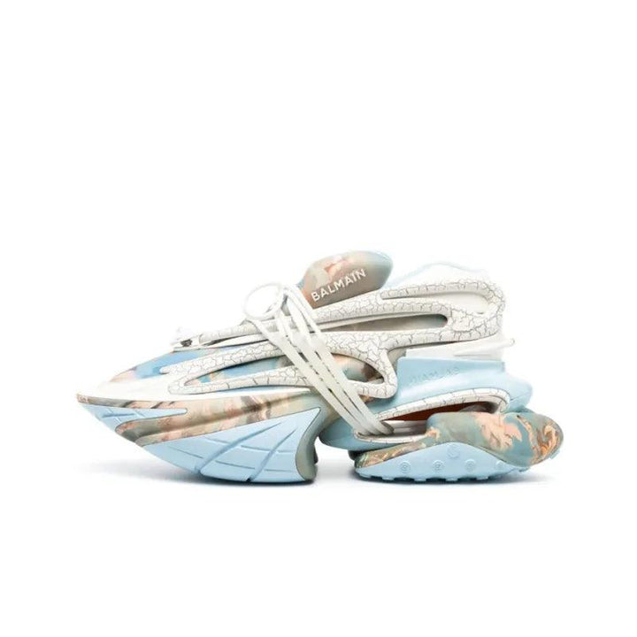 BALMAIN Unicorn Low 'Blue Sky Print'