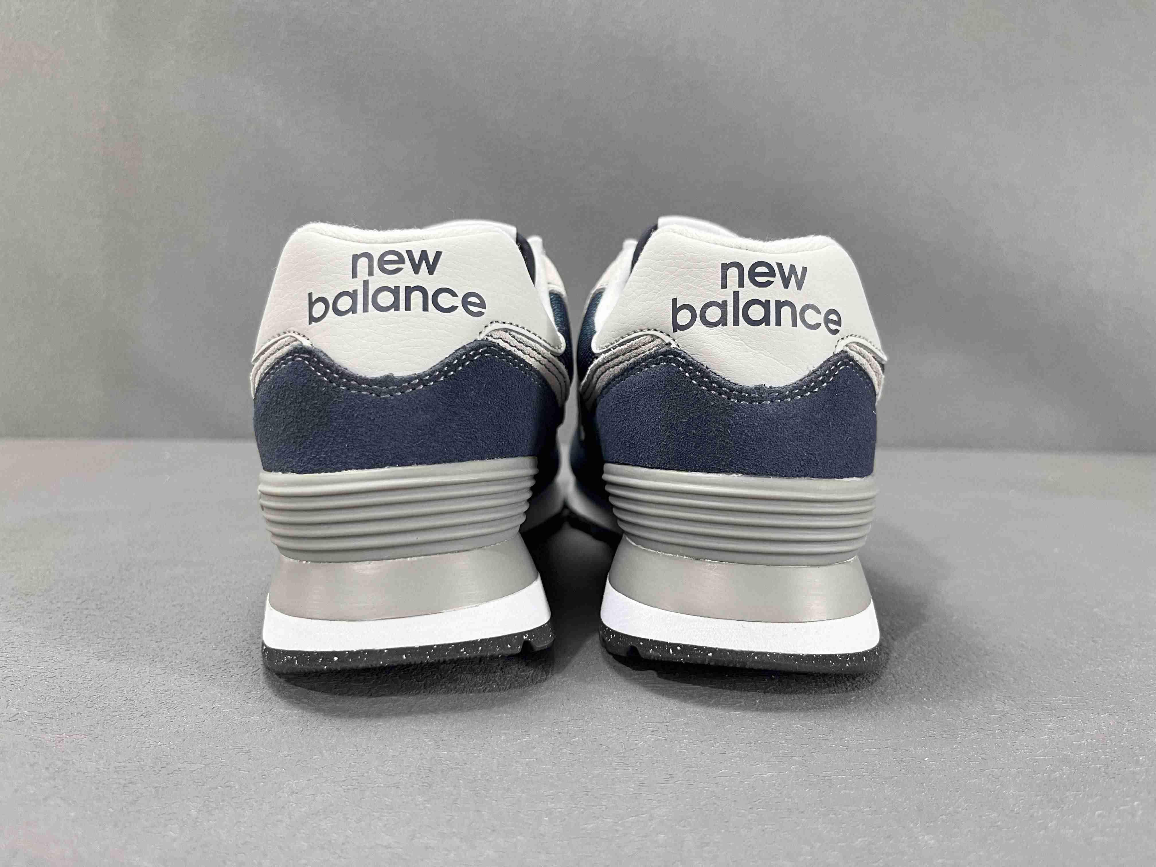 New Balance 574 Navy White