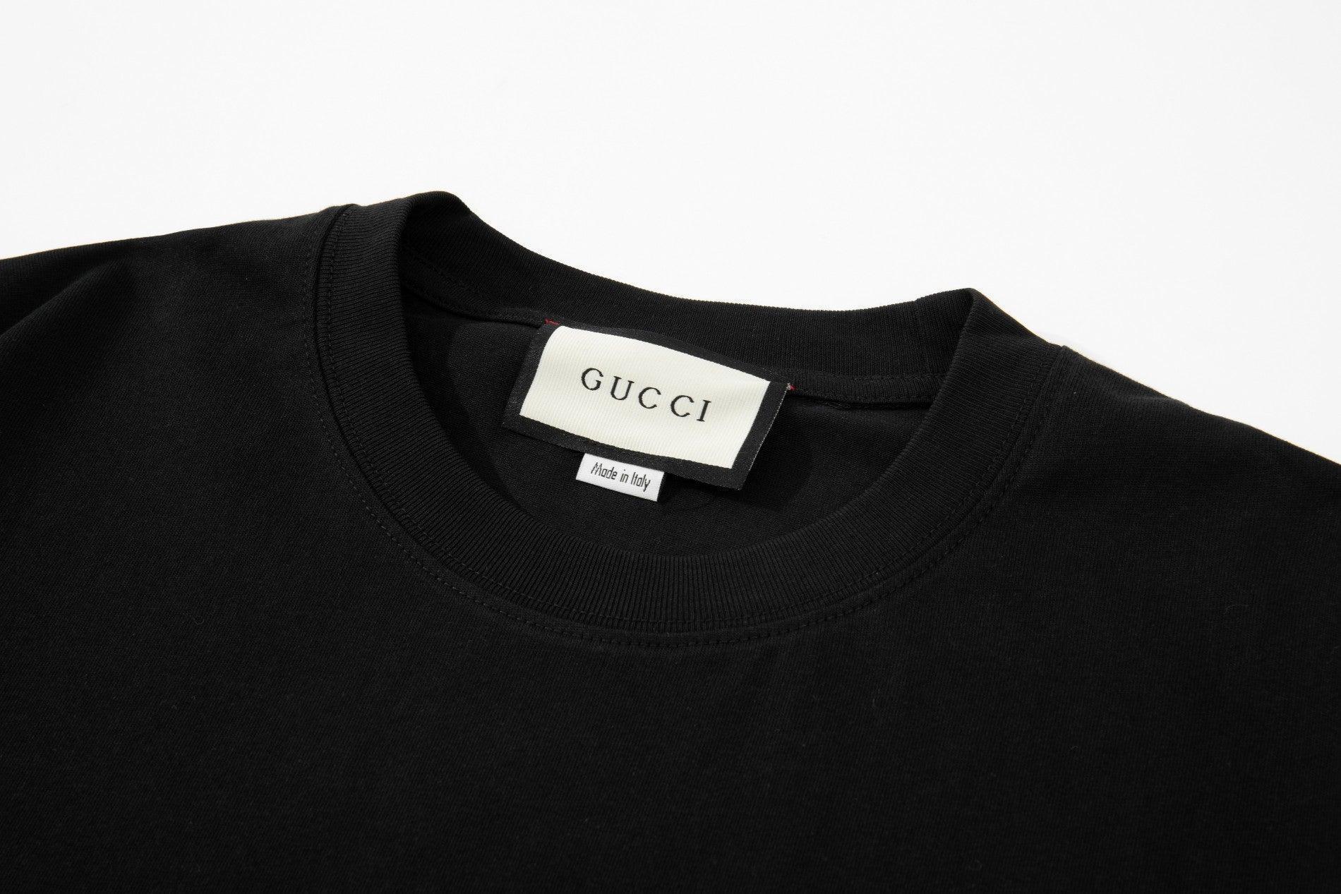 Gucci Multicolor T-Shirt | Crew Neck Cotton Comfort | Luxury Casual Wear