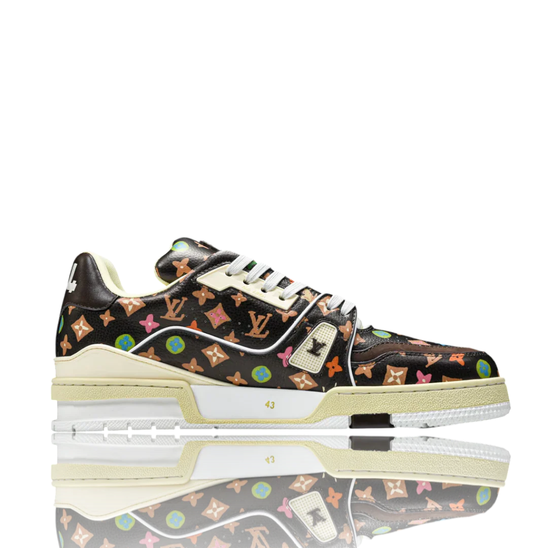 LOUIS VUITTОП TRAINER LOW BY TYLER, THE CREATOR 'MOCHA MULTICOLOR