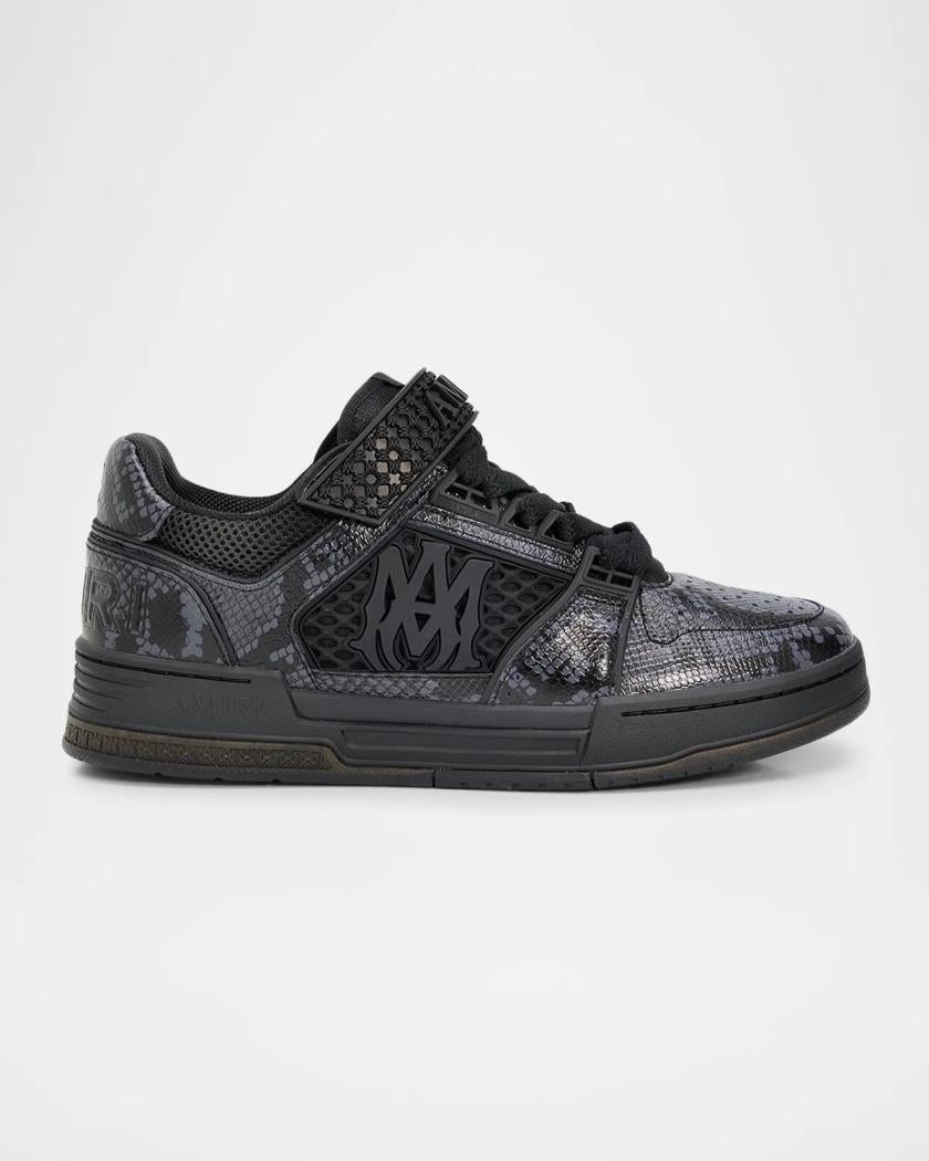 Men's Skyline Snake-Effect Leather Sneakers
