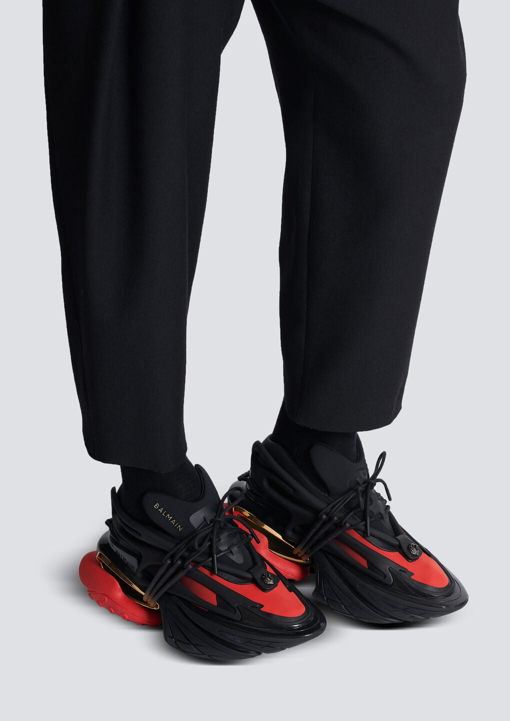 Unicorn low-top trainers in neoprene and leather
