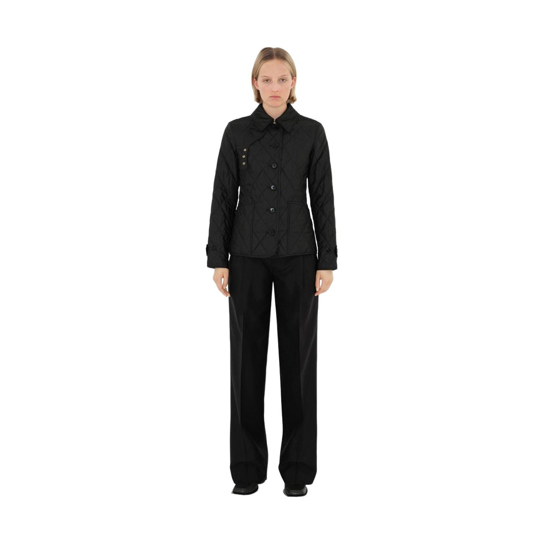 (WMNS) Burberry 25 Quilted Thermoregulated Jacket 'Black' 80498661