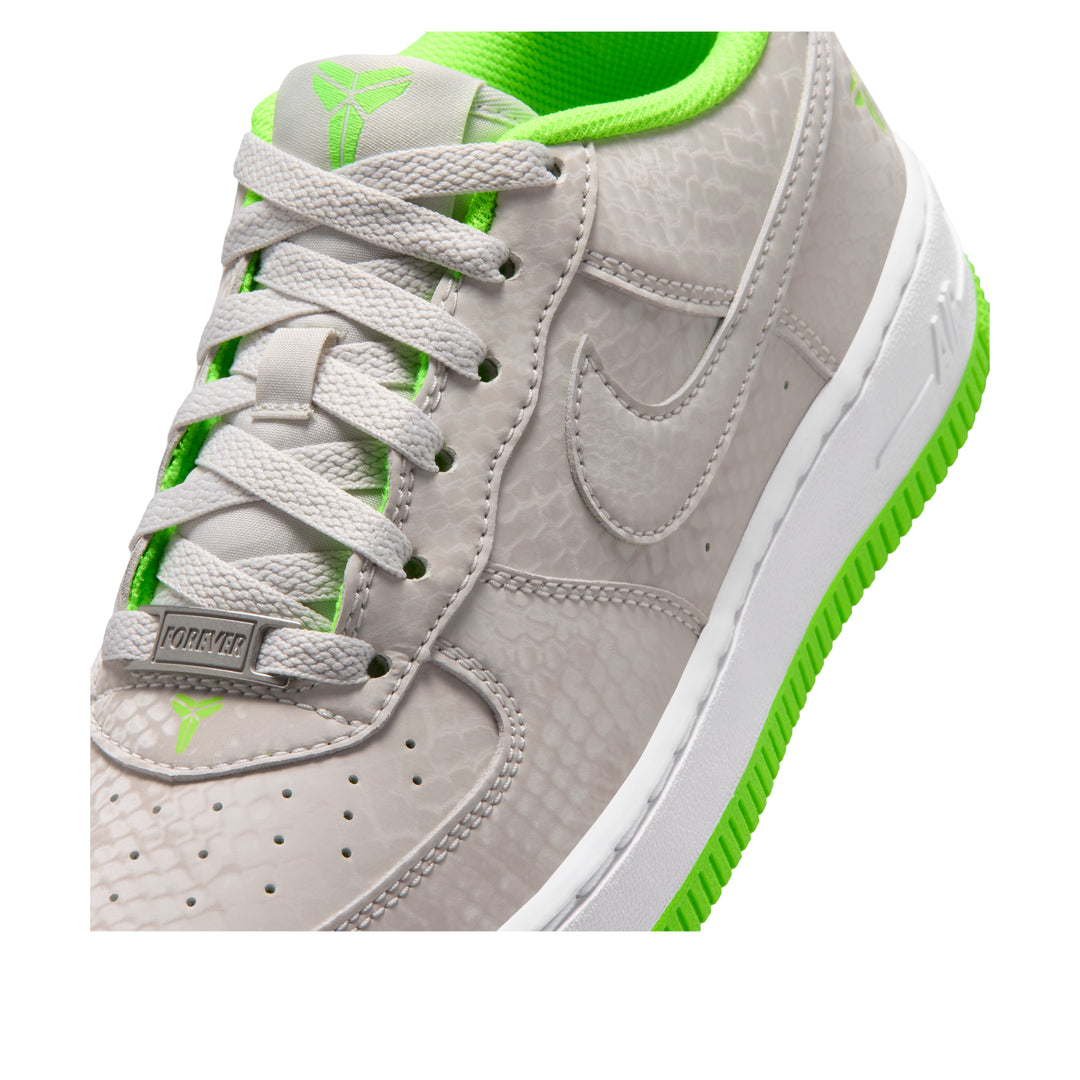 (GS) Nike Air Force 1 Low 'Kobe Bryan Forever Vast Grey Electric Green' IO4610-002