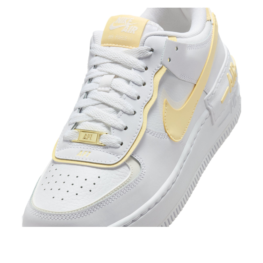 (WMNS) Nike Air Force 1 Shadow 'White Soft Yellow' CI0919-122