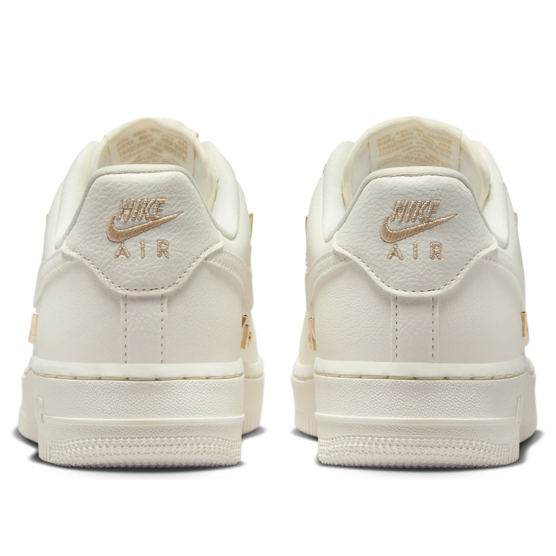 (WMNS) Nike Air Force 1 Low 'White Mini Gold Swooshes' FV3654-111