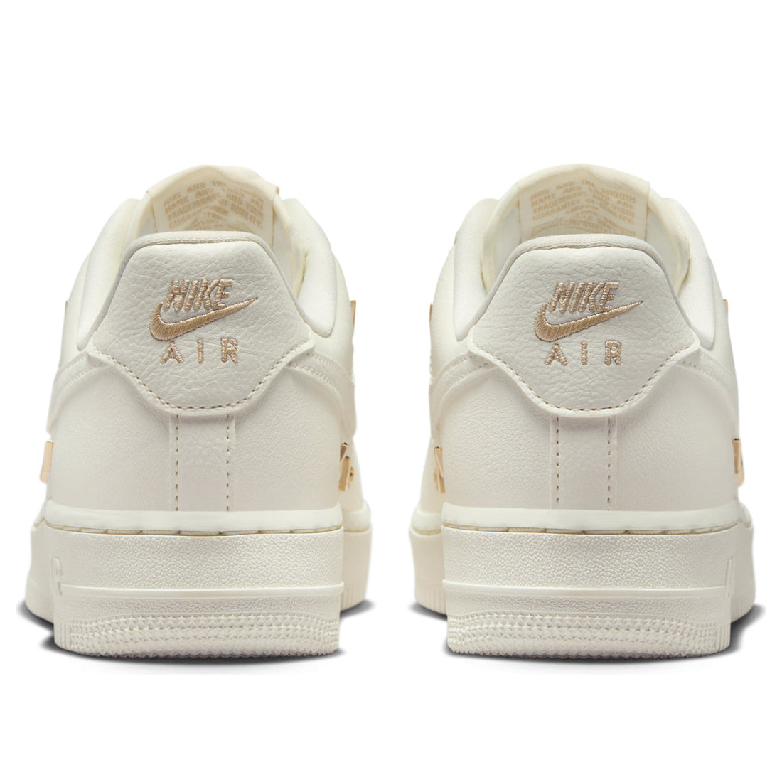 (WMNS) Nike Air Force 1 Low 'White Mini Gold Swooshes' FV3654-111