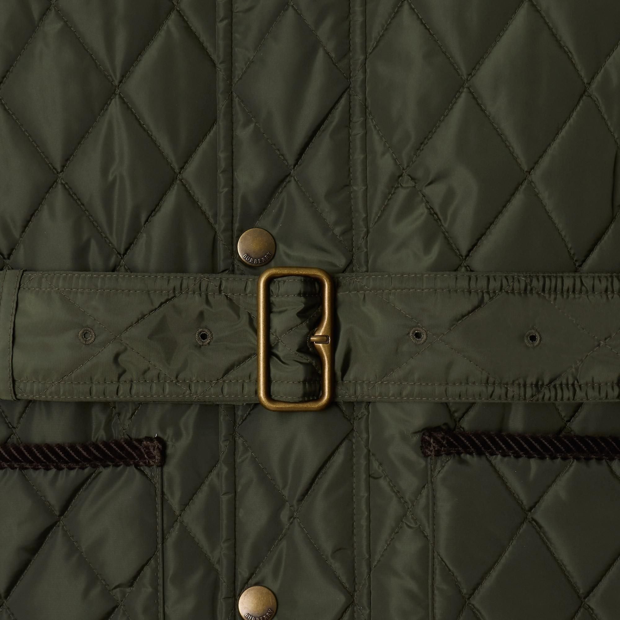 (WMNS) Burberry 25 Quilted Nylon Jacket 'Green' 81103771