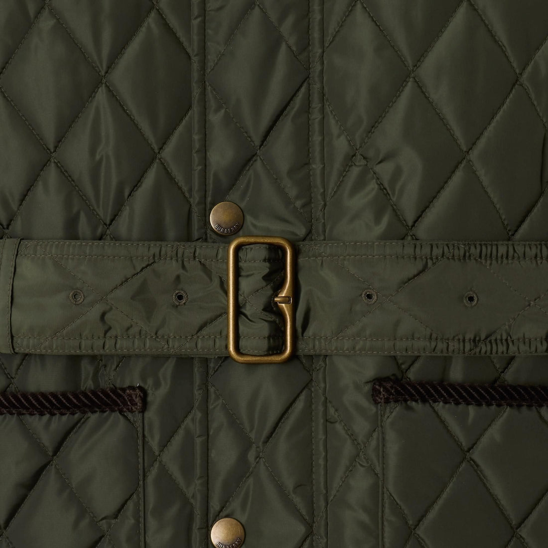 (WMNS) Burberry 25 Quilted Nylon Jacket 'Green' 81103771