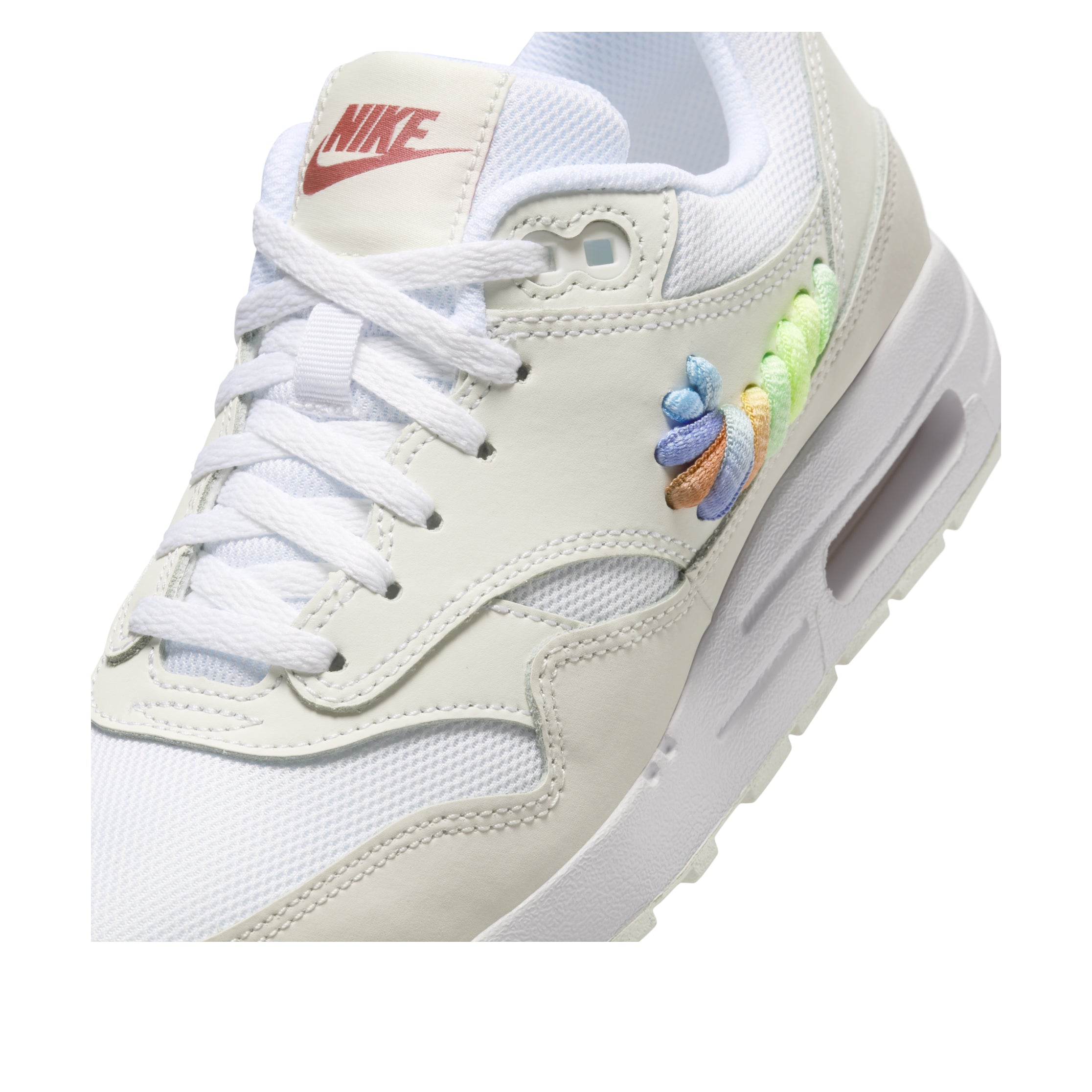 (GS) Nike Air Max 1 SE 'Rainbow Lace Swoosh' FN4782-100