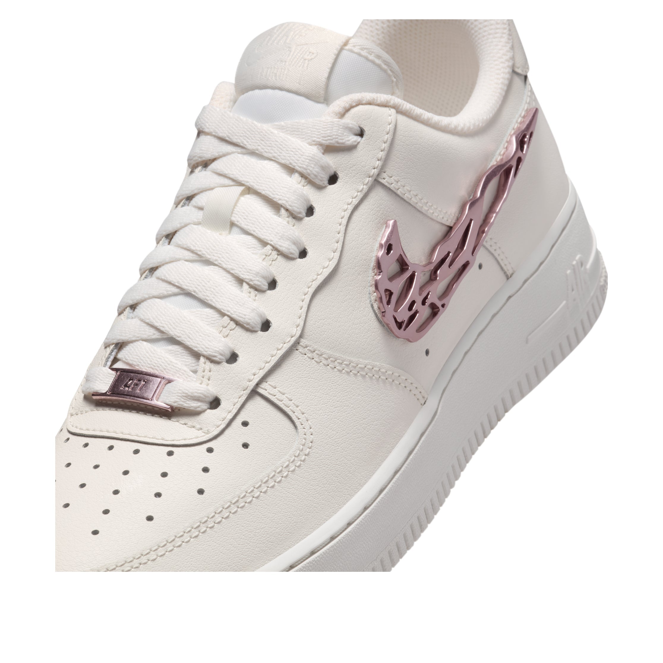 (WMNS) Nike Air Force 1 Low 'Liquid Metal Swoosh Metallic Pink' IF1686-161