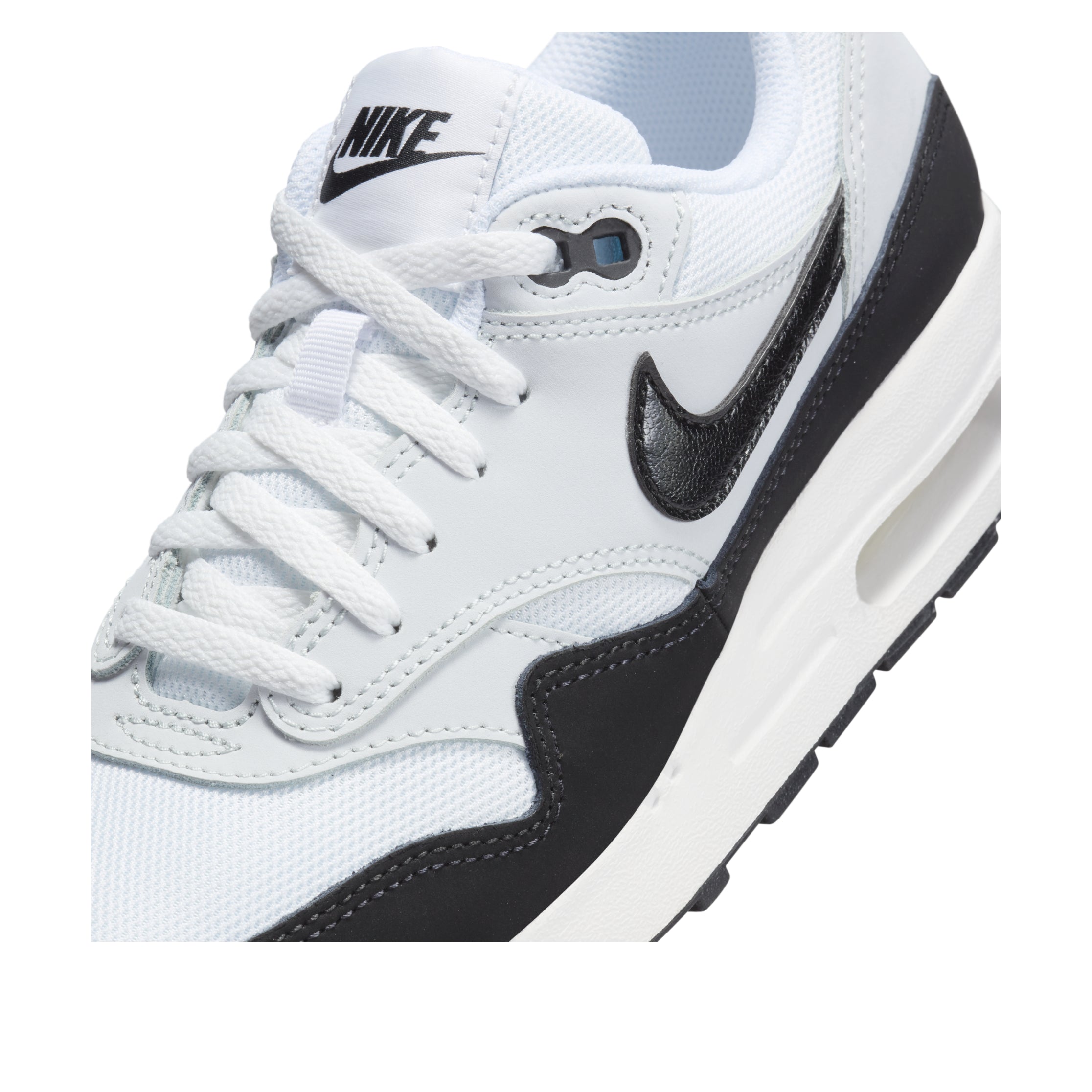 (GS) Nike Air Max 1 'White Pure Platinum Black' DZ3307-106