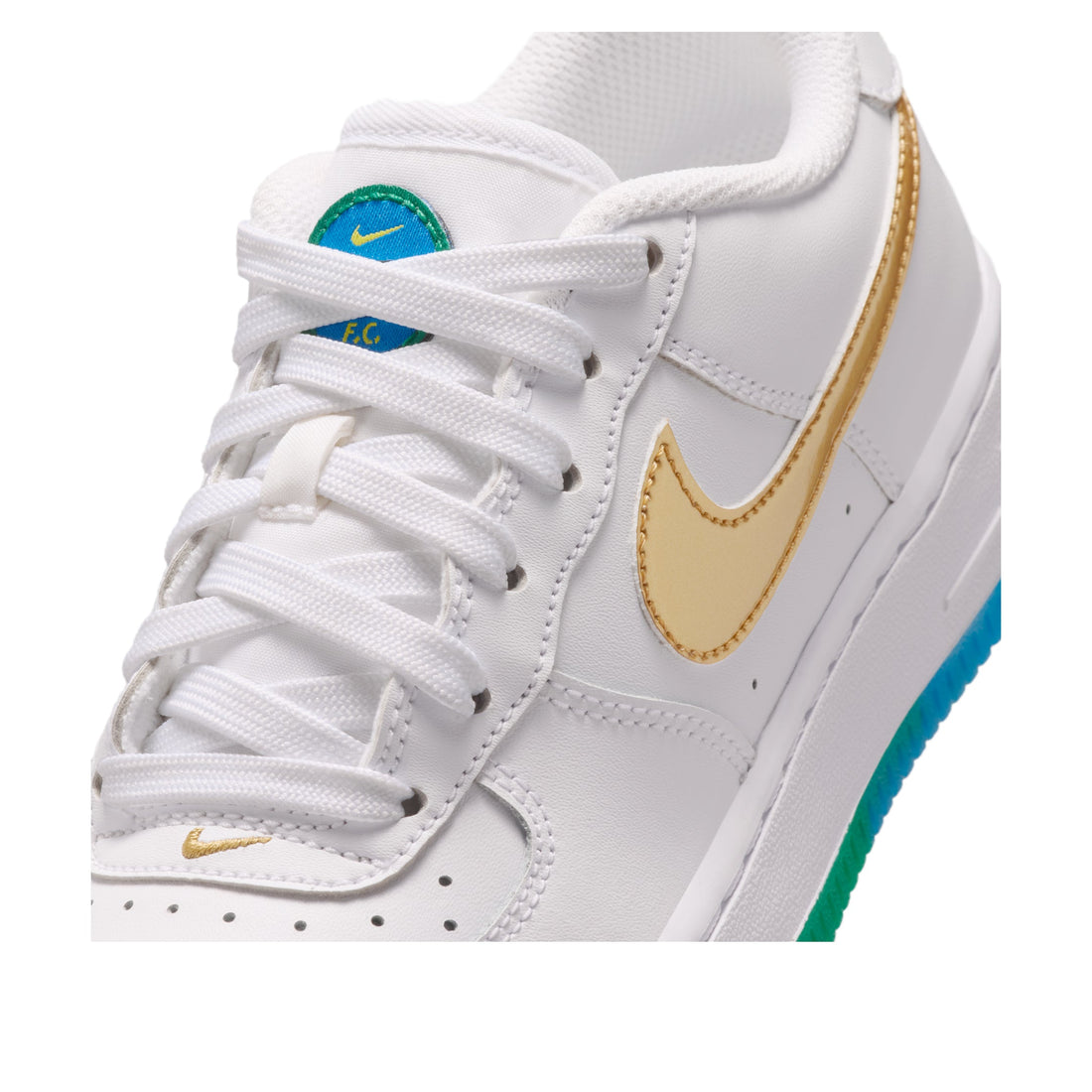 (GS) Nike Air Force 1 'White Soar Sonic Yellow' IR3538-100