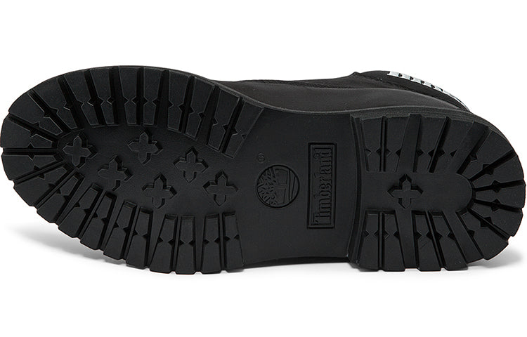 (WMNS) Timberland 6 Inch Premium Waterproof Boots 'Black Nubuck with Silver Logo' A5TYUW