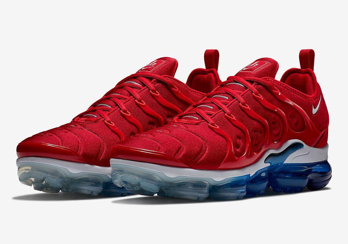 Nike Air VaporMax Plus 'USA' - Red/White/Blue Sneakers
