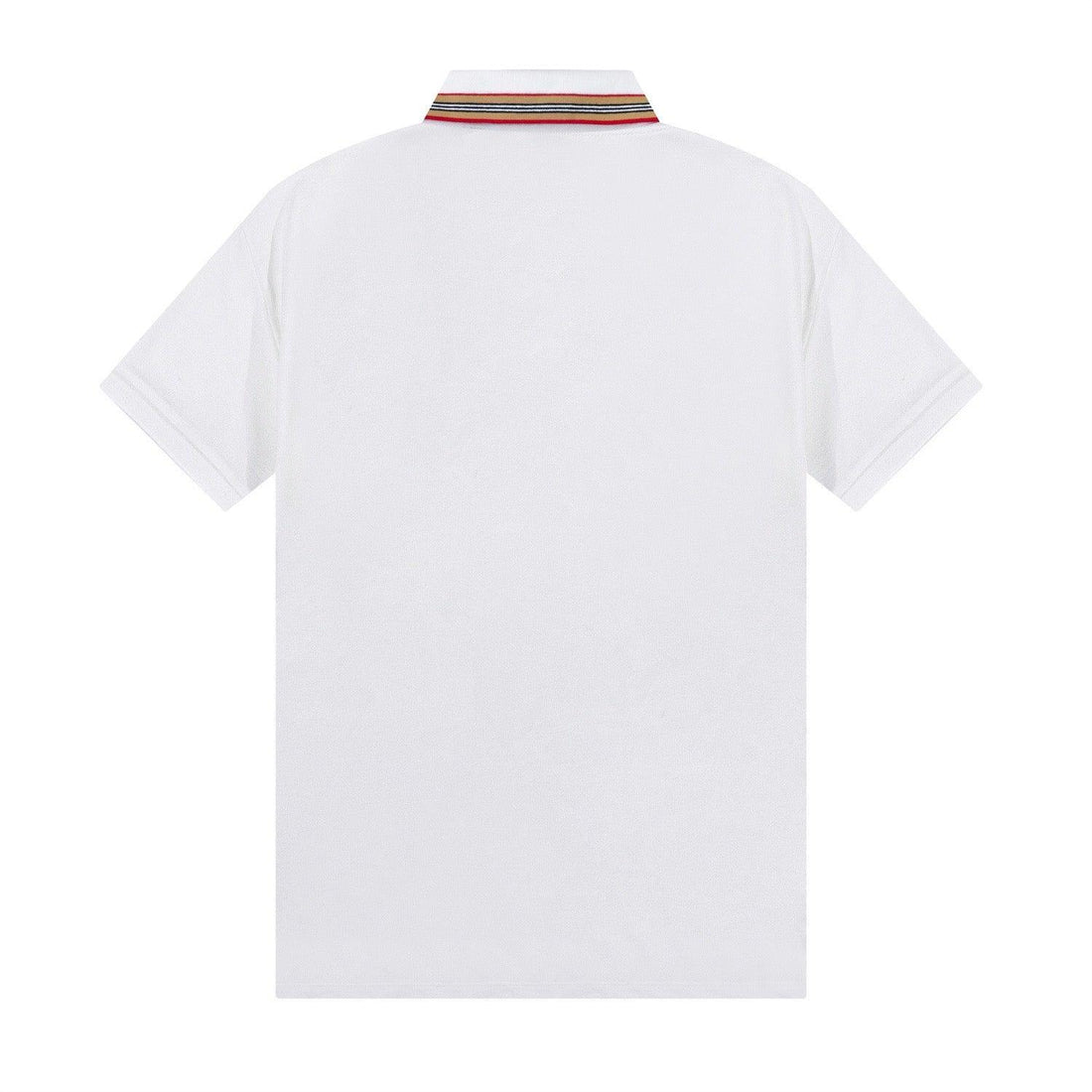Burberry White T-Shirt With Collar