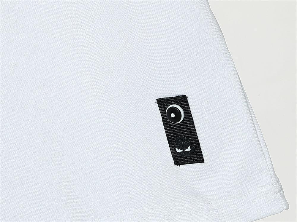 Fendi T-Shirt without Collar 'White & Black'
