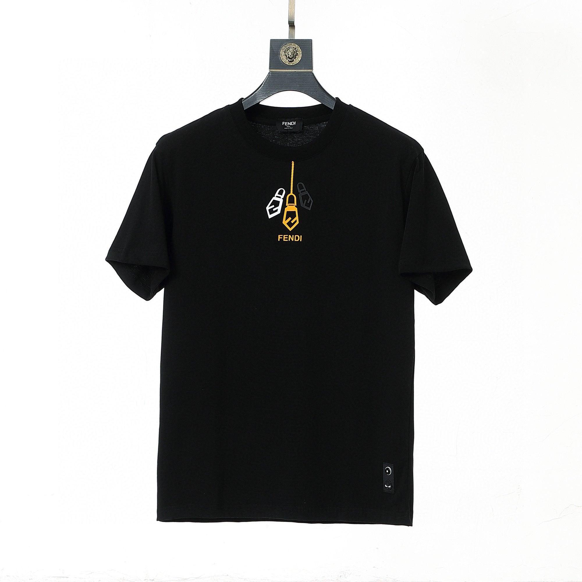 Fendi T-Shirt without Collar 'Black'