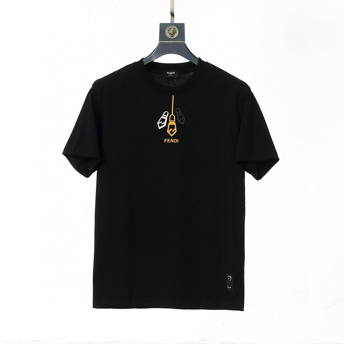 Fendi T-Shirt without Collar 'Black'