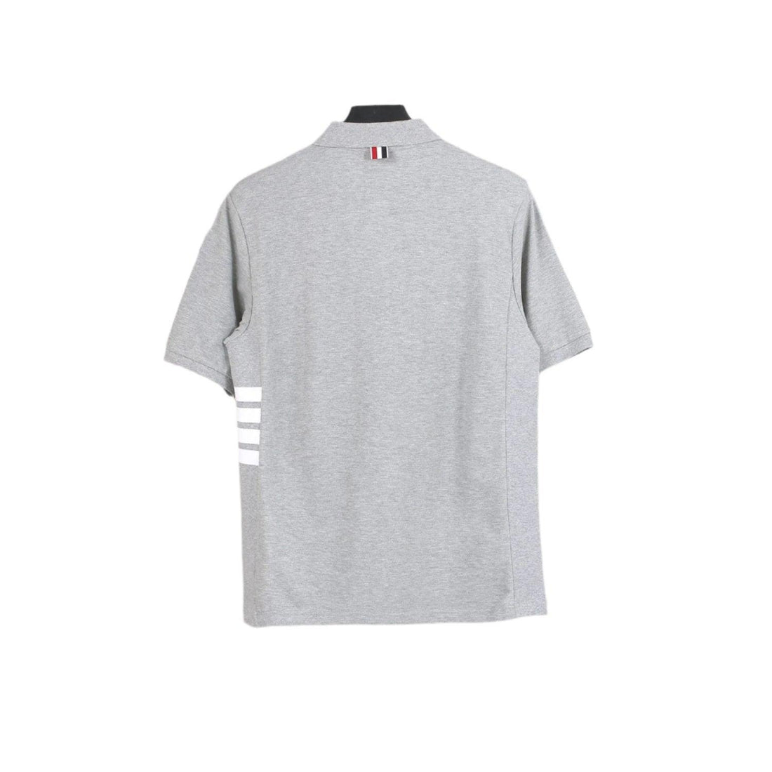 Thom Browne Grey T-Shirt with Collar