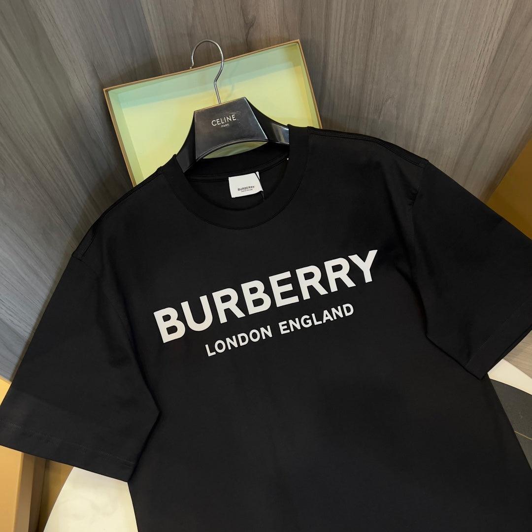 Burberry T-Shirt Without Collar 'Black & White'