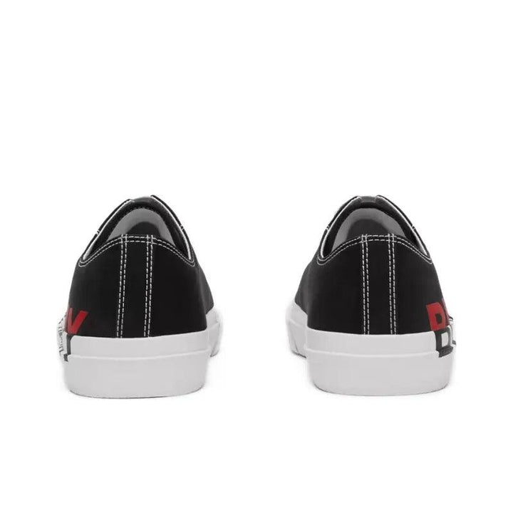 Burberry Logo Print Cotton Black Red White